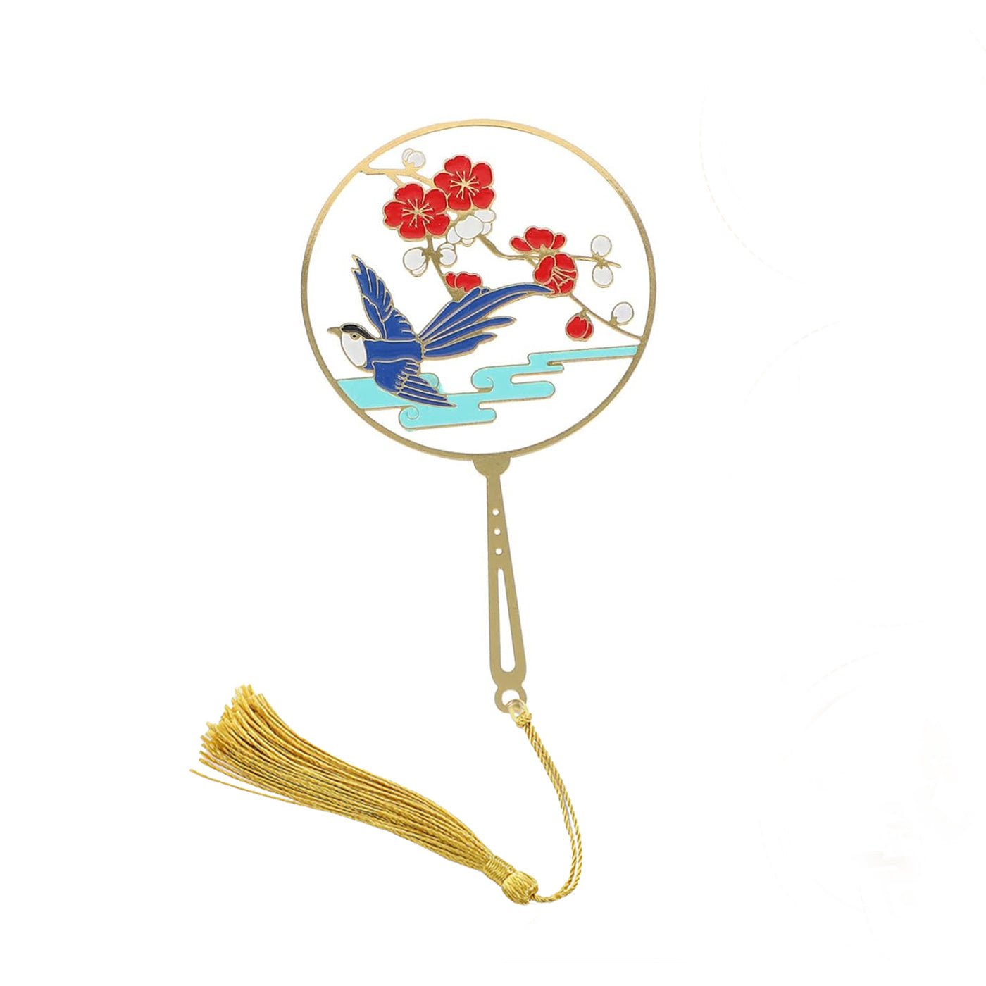 Brass Bookmarks Handcrafted Bird Design Multicolor Bookmark with Tassel Gift for Teachers, Readers , Book Lovers, Student
