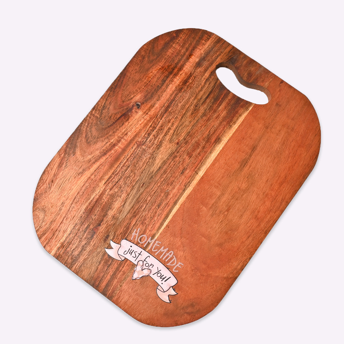 Wooden Chopping Board with Round Borders