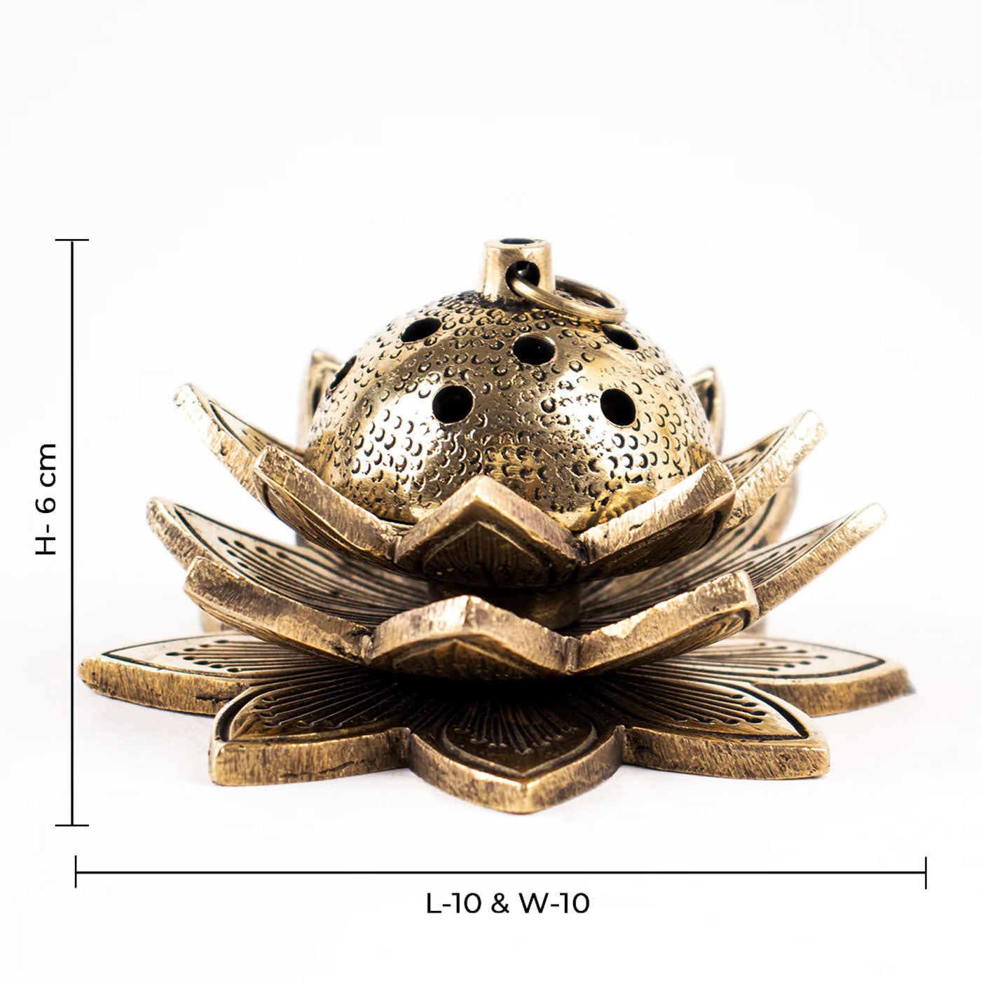 Brass Dhoop Dani & Agarbatti Stand