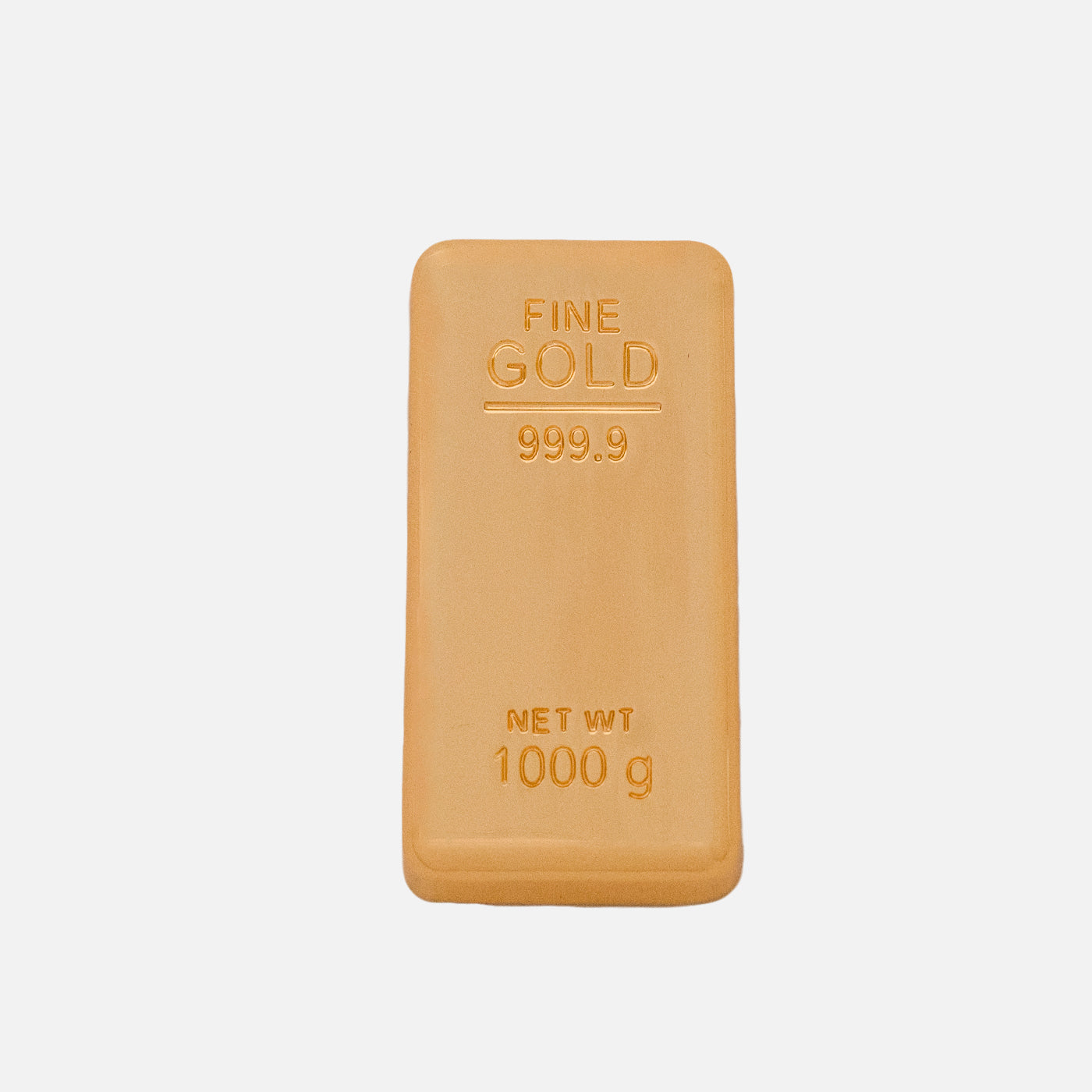 Gold Finish Metal Bar Paper Weight for Home Office Use