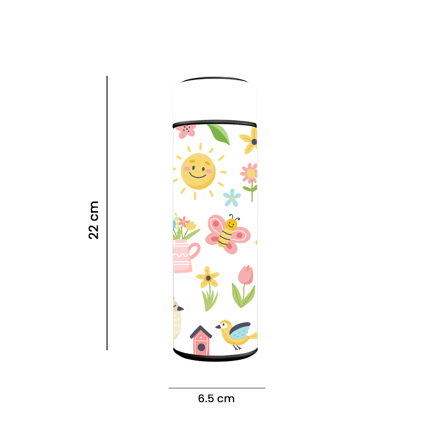 Water Bottle with LED Temperature Display for Men & Women & Kids