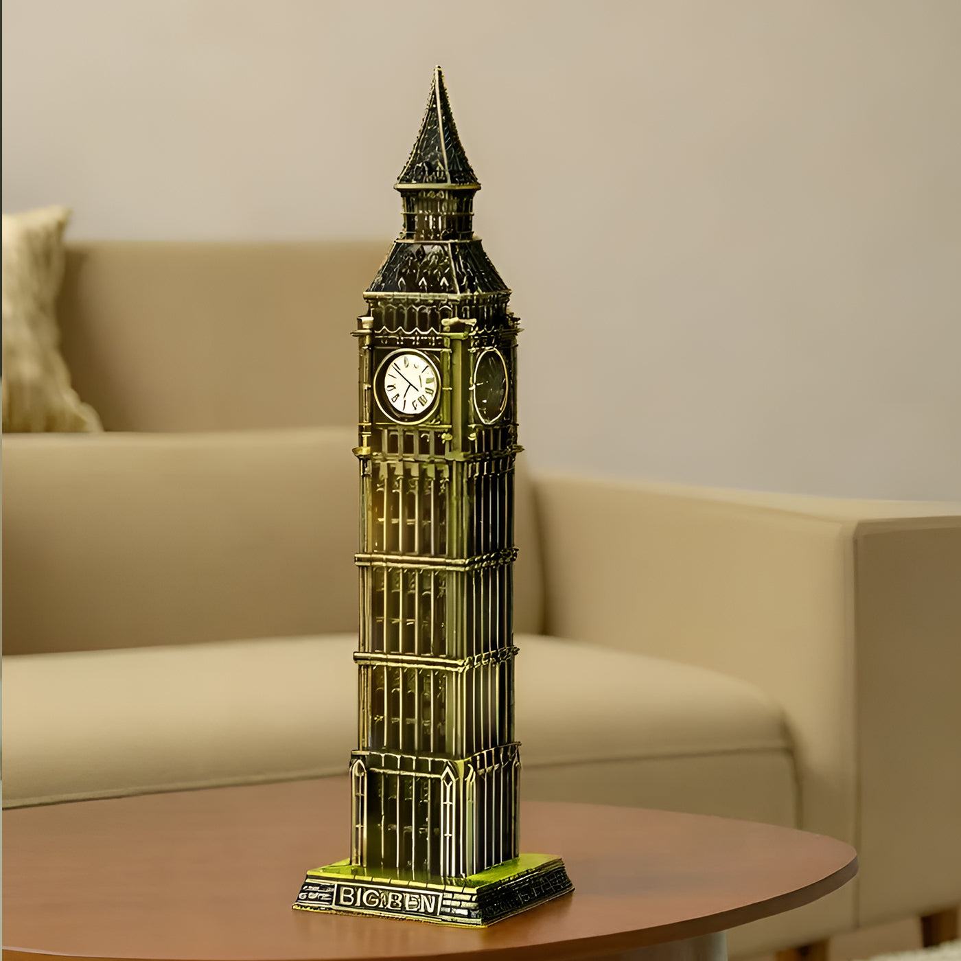 Metal The Big Ben Statue for Home Decor