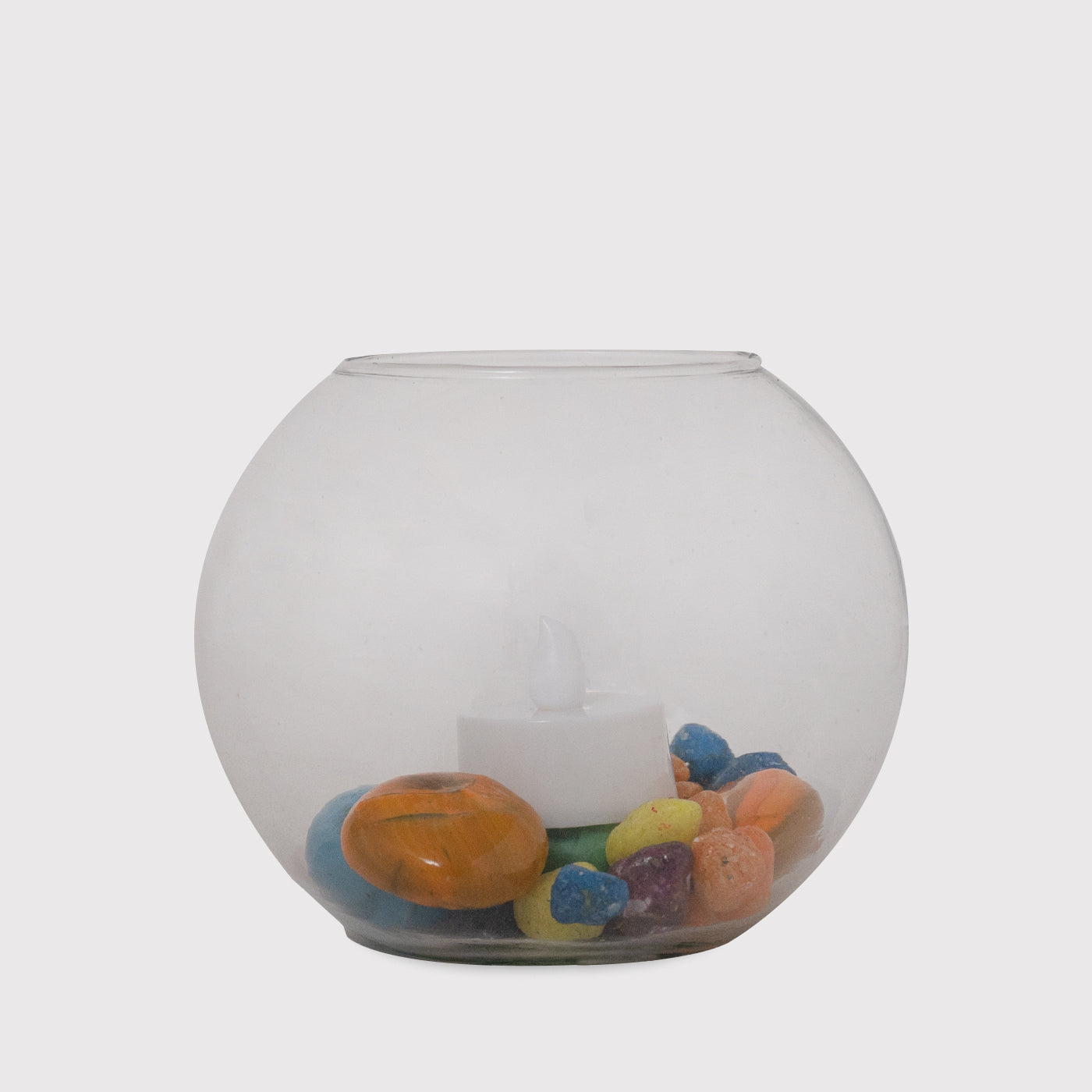 Clear Votive Candle Holders, Round Glass Tealight Candle Holders