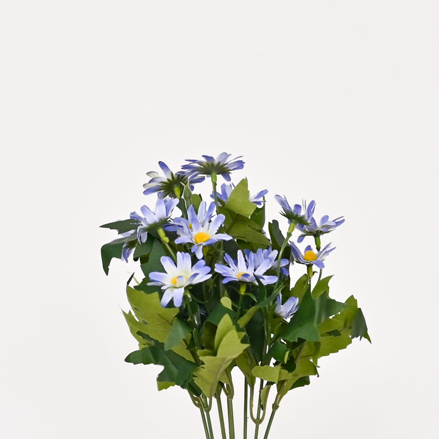 Set of 1 Artificial Flowers Bunches (Without Vase)Blue
