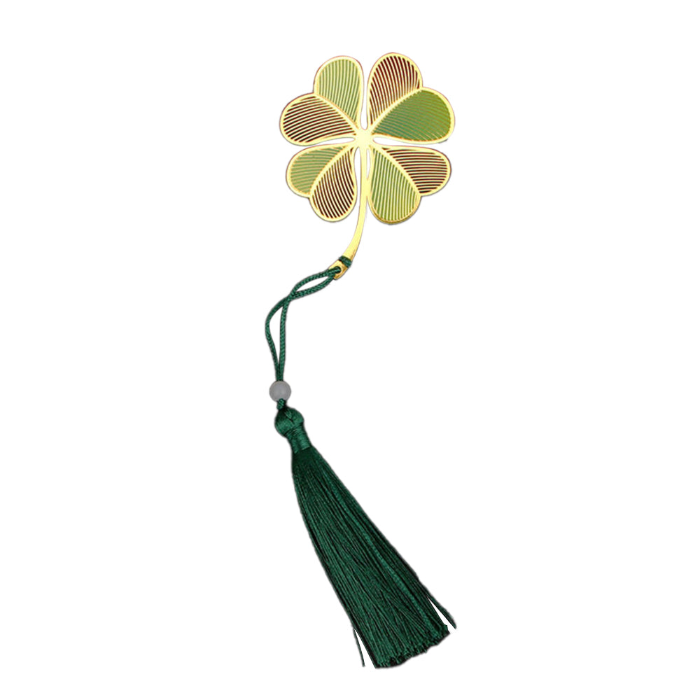 Brass Bookmarks Handcrafted Flower Design Multicolor Bookmark with Tassel Gift for Teachers, Readers , Book Lovers, Student
