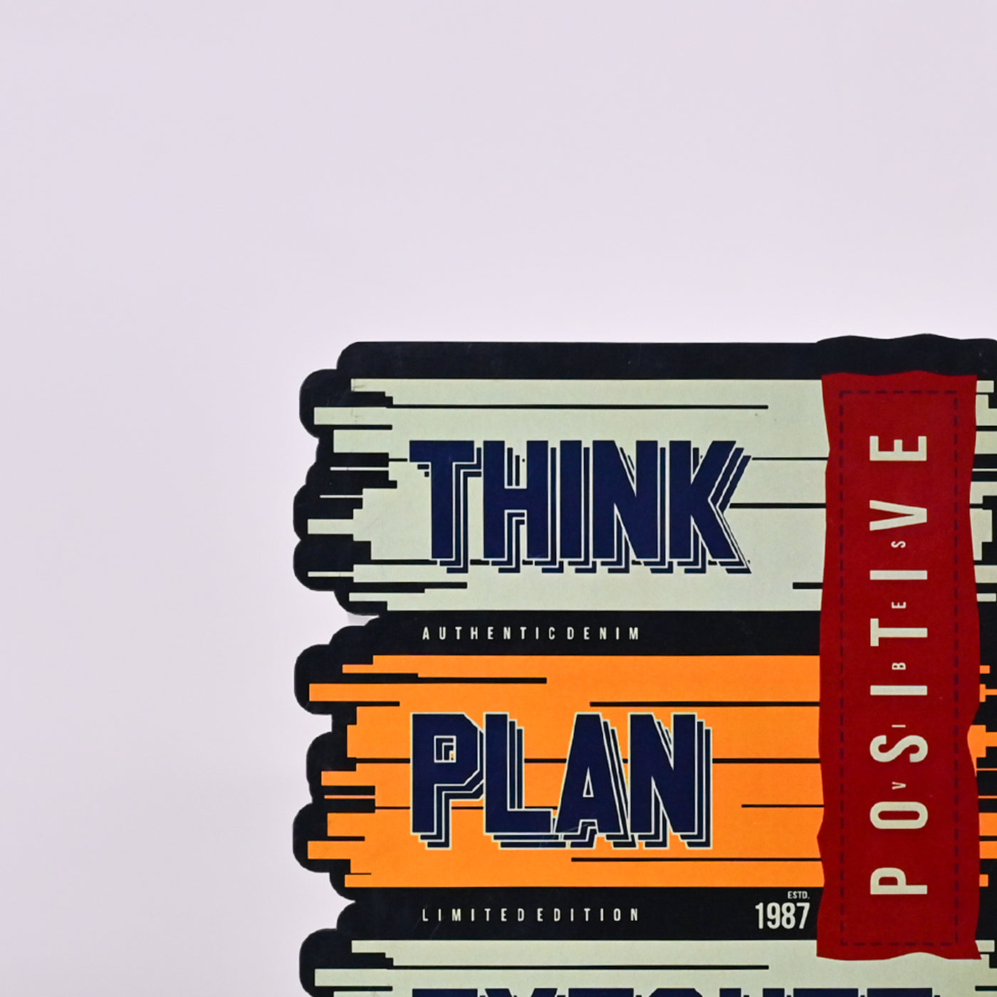 Wooden Think Plan Execute Table Top | Home Decor | Office Decor