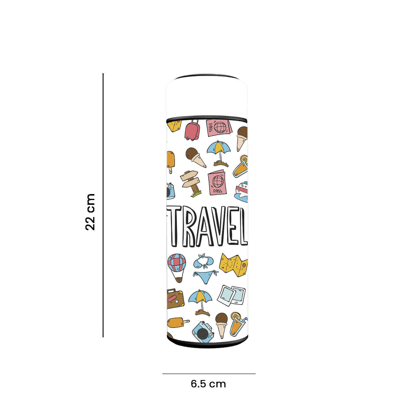 Water Bottle with LED Temperature Display for Men & Women & Kids