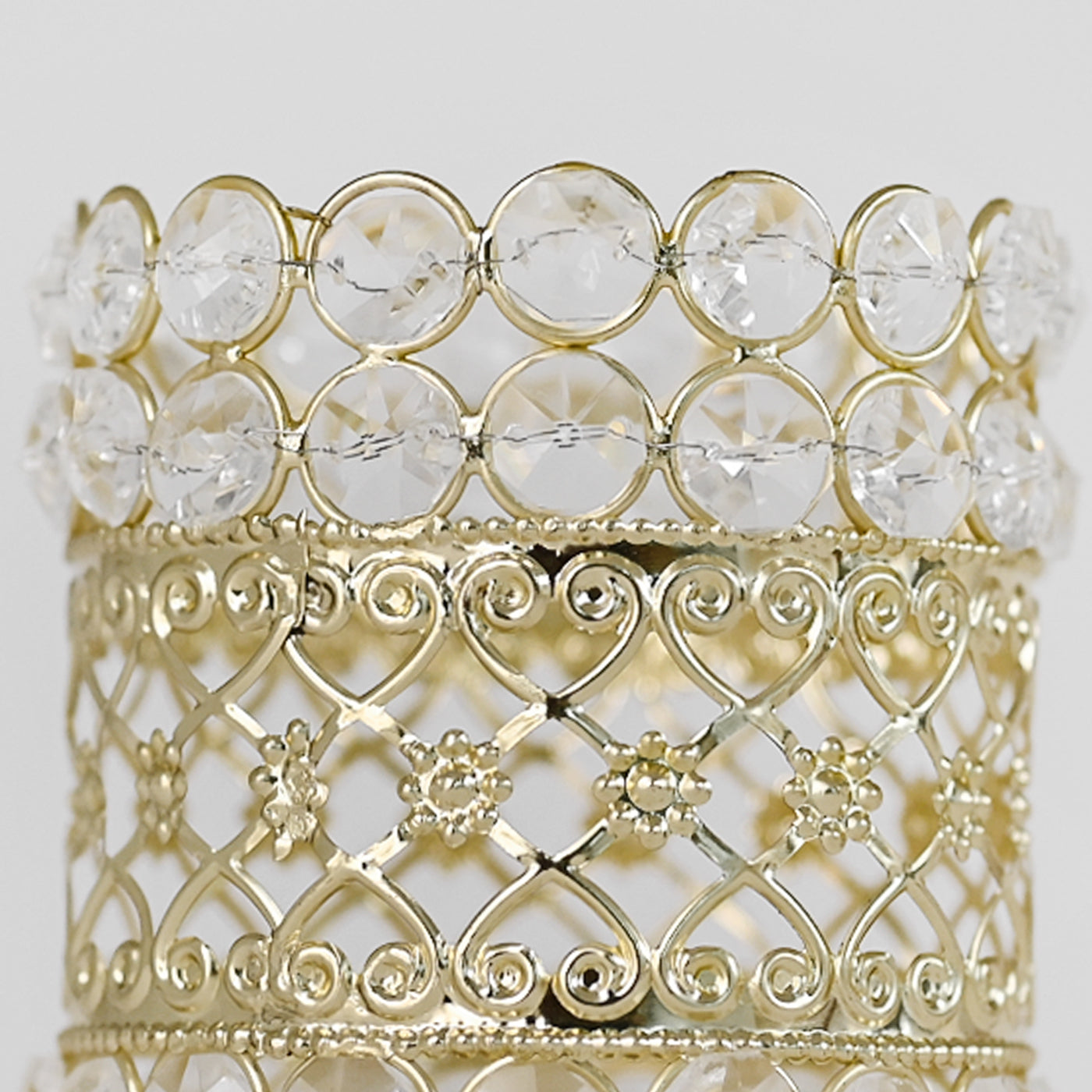 Crystal Band Tea-Light Holder