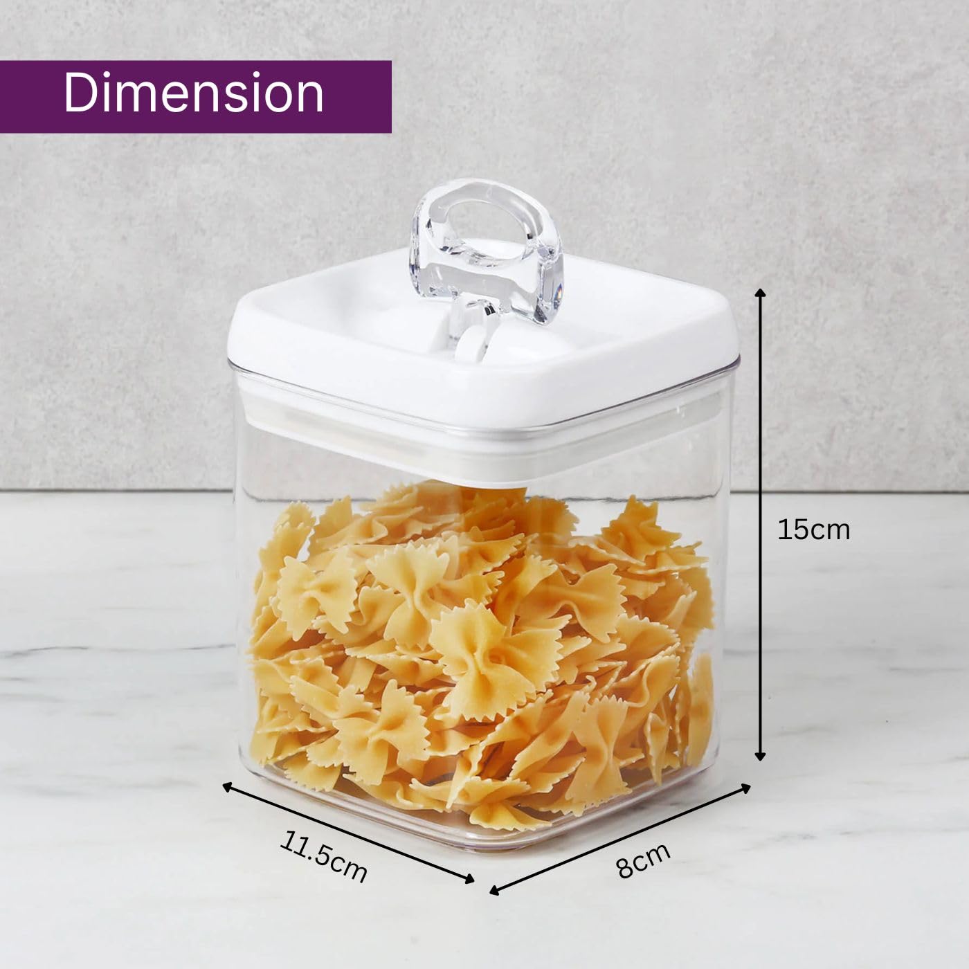 Airtight Food Storage Container With Flip-Tite Lid | Leak Proof, BPA Free Plastic Container For Kitchen (Small)