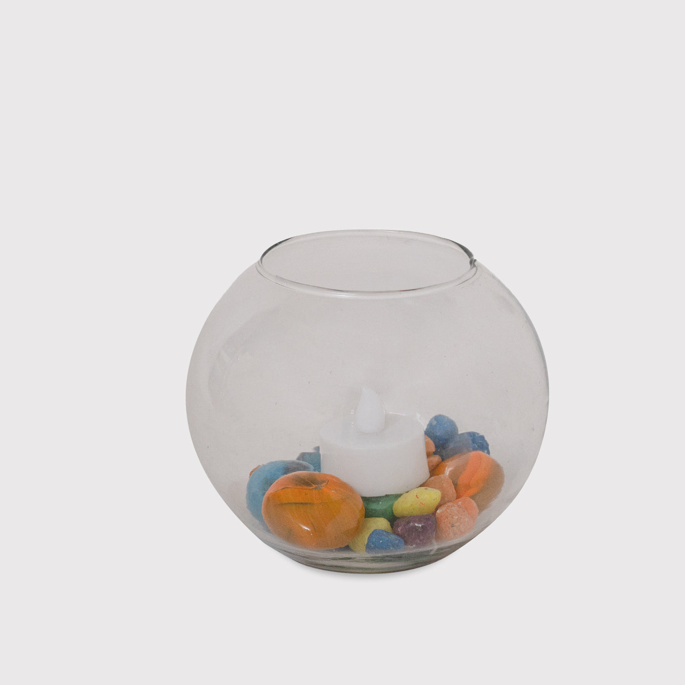 Clear Votive Candle Holders, Round Glass Tealight Candle Holders