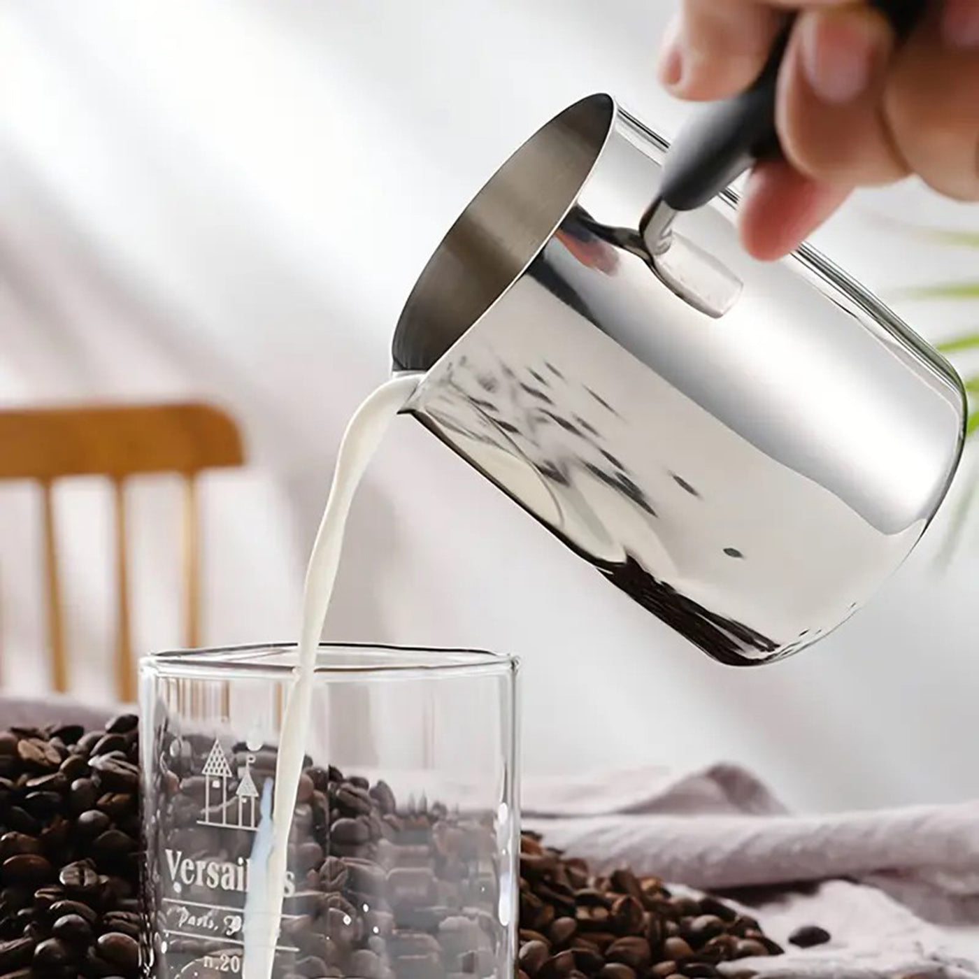 Stainless Steel Coffee Warmer | Turkish Greek Coffee Pot | Stovetop Safe & Durable Design 600ML
