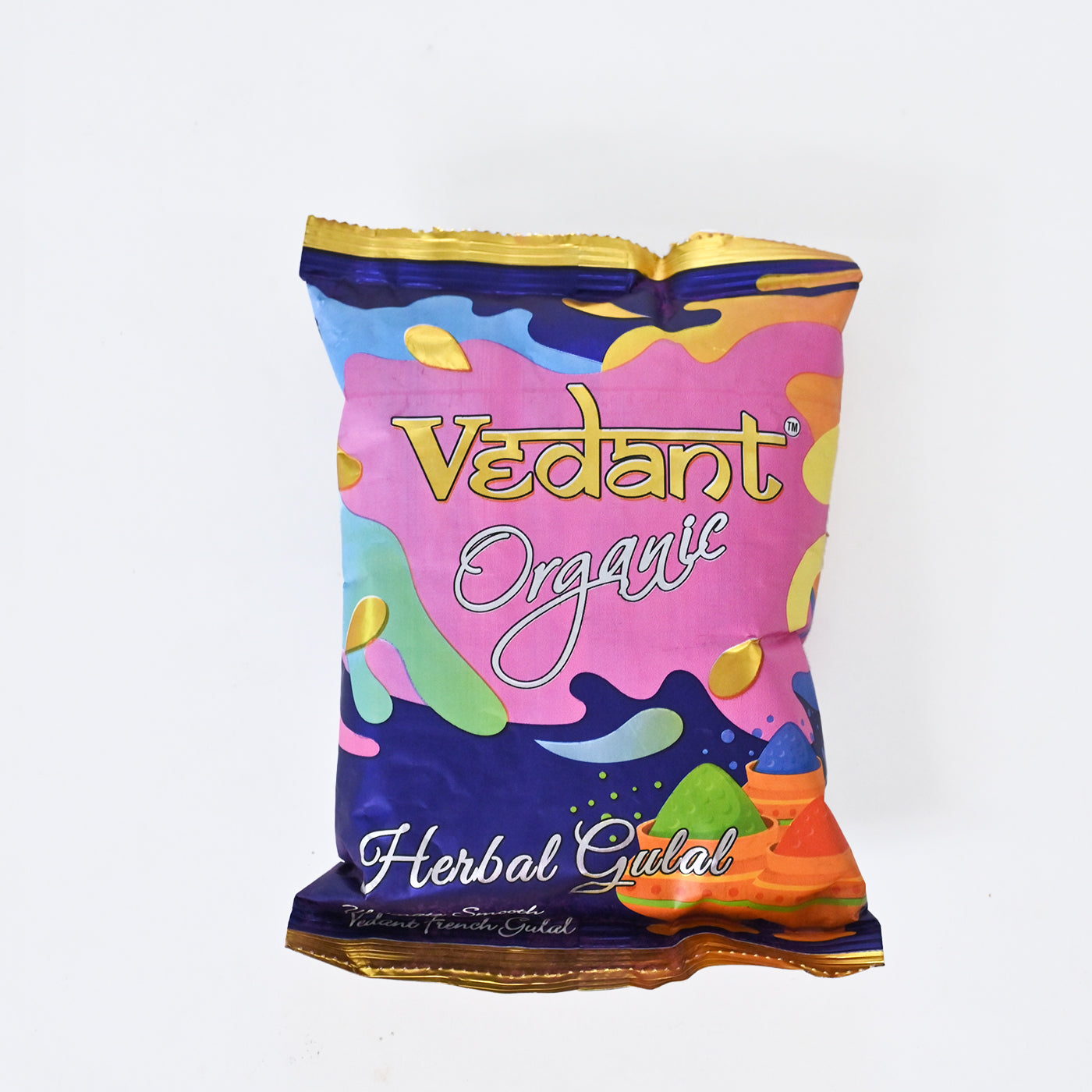 Holi Gift Hamper Organic Herbal Gulal, Tesu Flower in Bottle, Thandai, Mukhwas Holi Gift Box