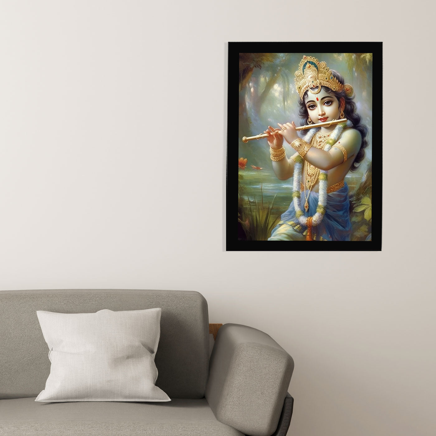 Vastu Shubharambh- Murli Krishna Wall Frame for Love, Harmony , Prosperity and Vastu Remedy