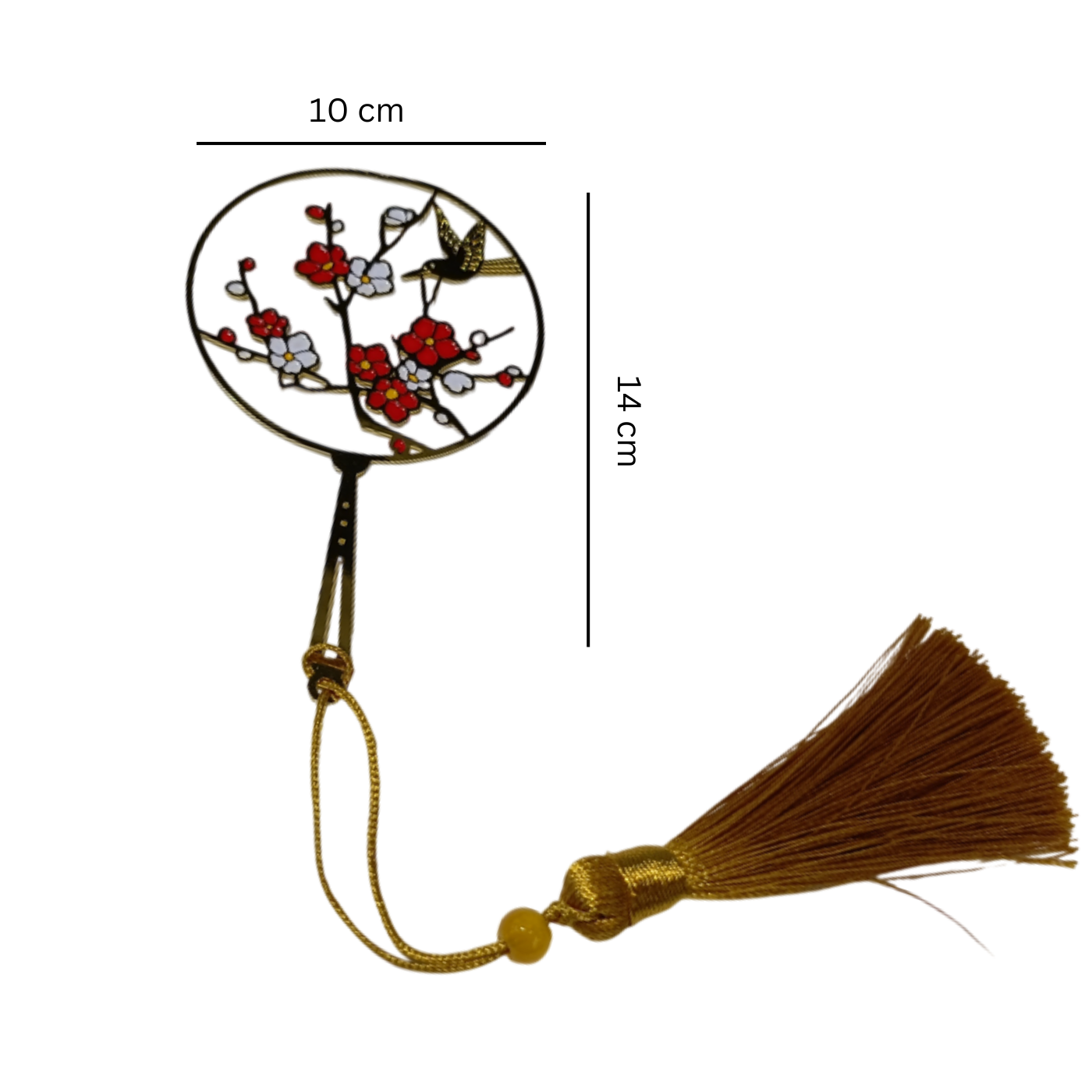 Brass Bookmarks Handcrafted Flower Design Multicolor Bookmark with Tassel Gift for Teachers, Readers , Book Lovers, Student