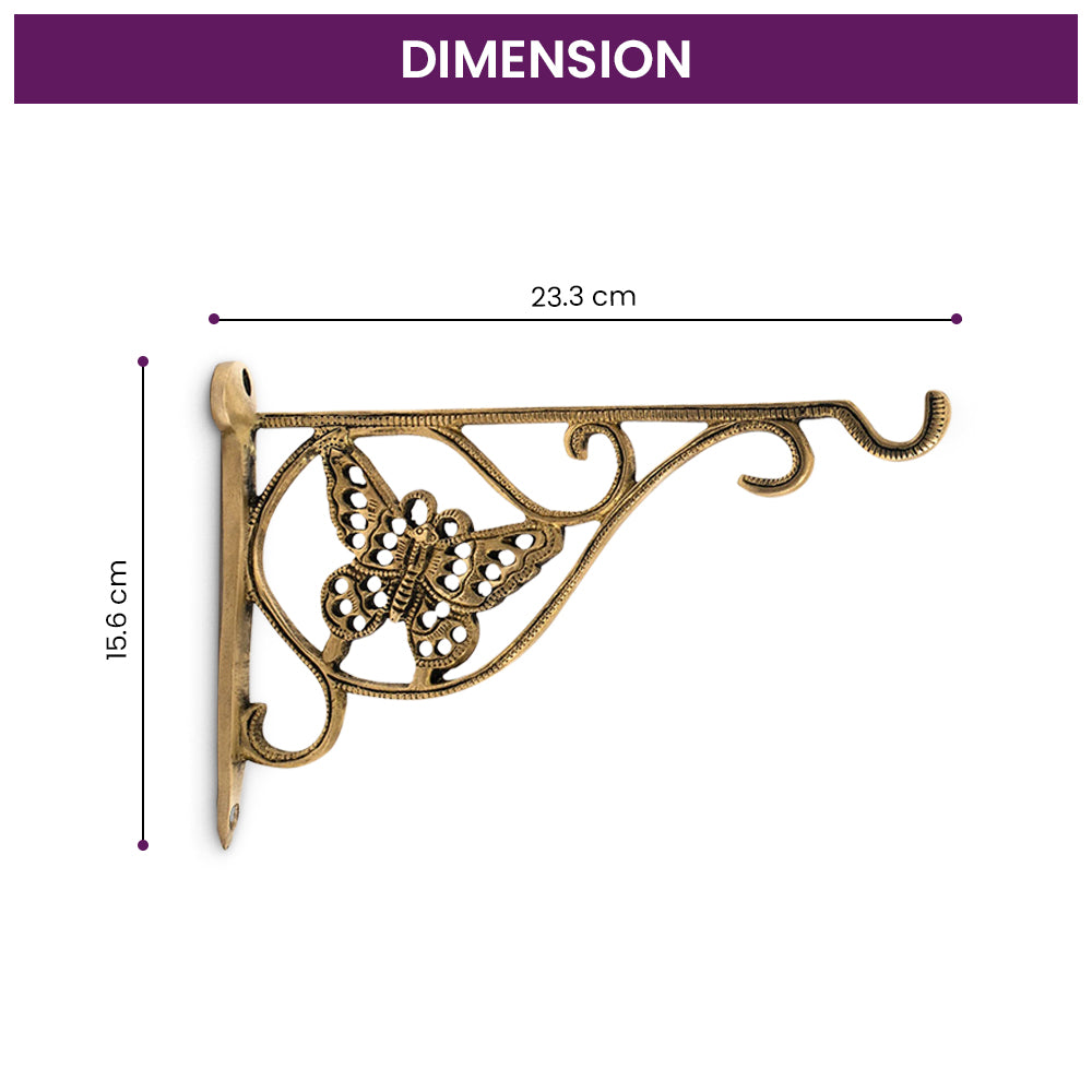Brass Butterfly Wall Hook