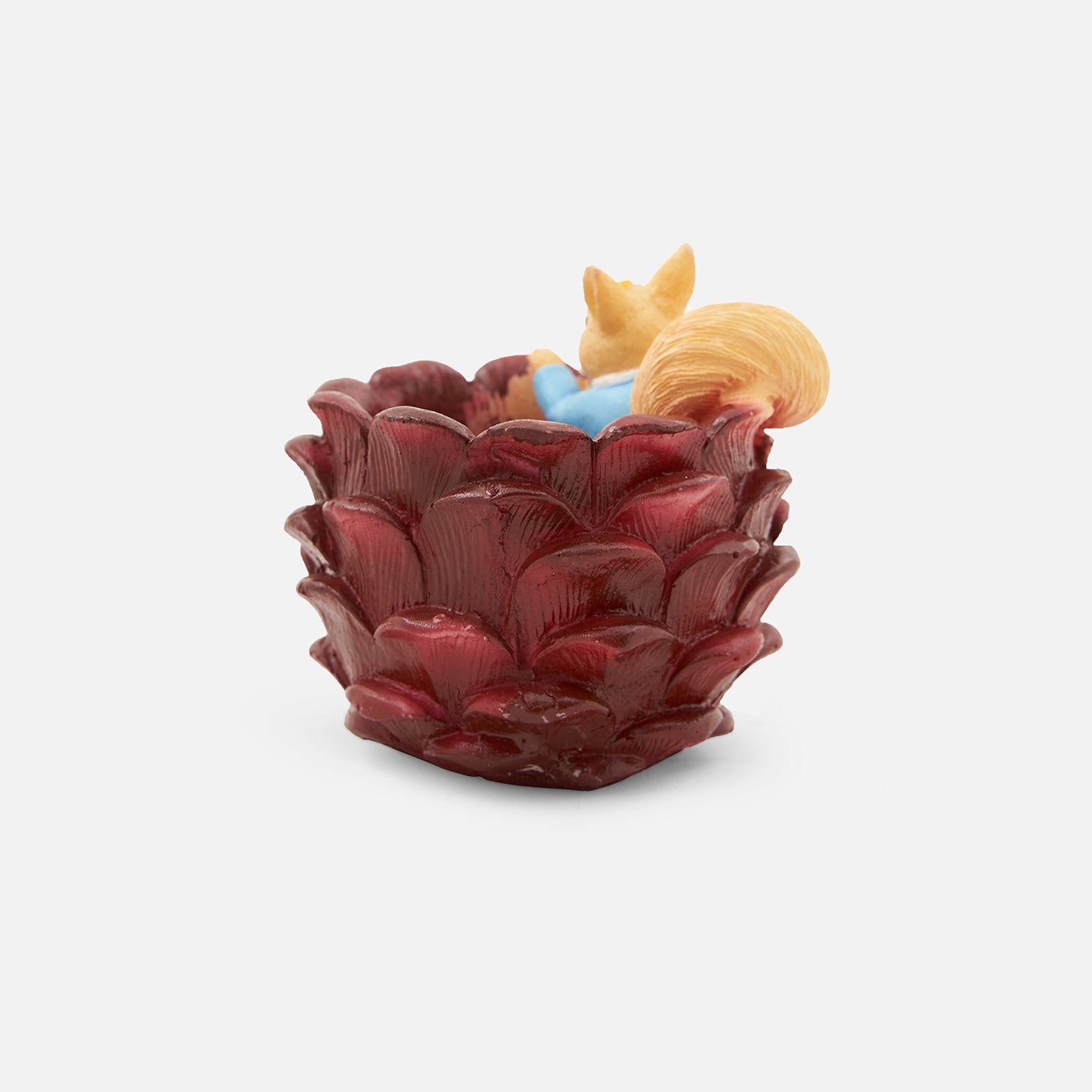 Squirrel in Pine Succulent Planter For Home Garden Office Desktop
