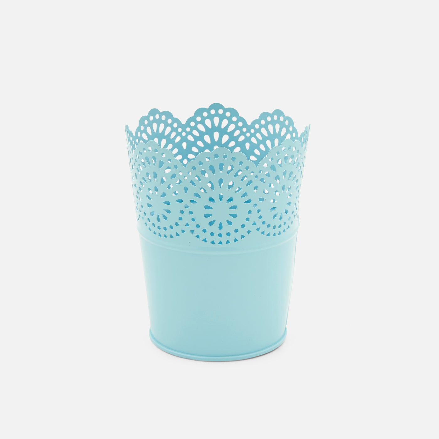 Metal Planter Flower Pot For Home Garden Office Desktop
