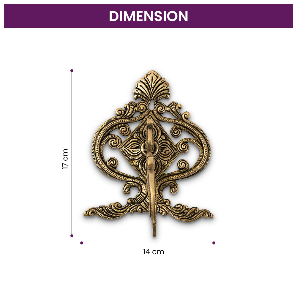Brass Fleur Wall Hook