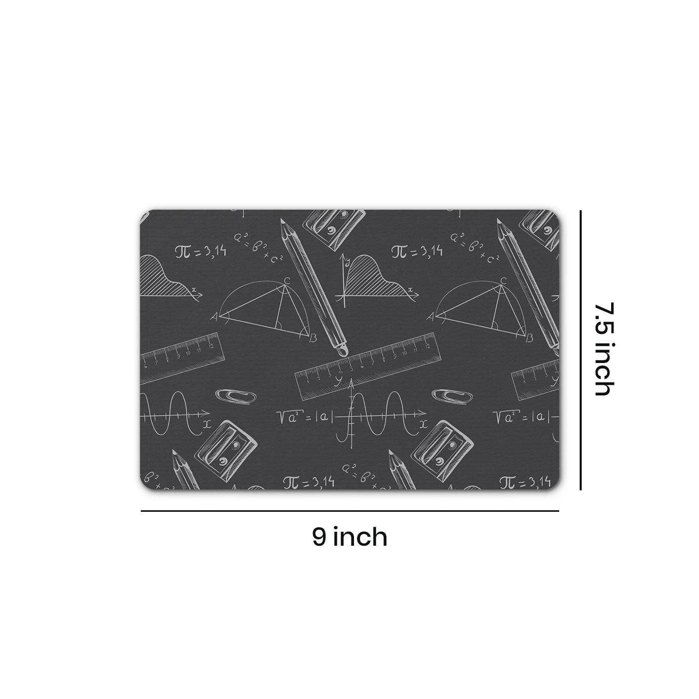 Geometric Printed Mouse Pad Non-Slip Rubber Base Desk Mousepad for Laptop PC