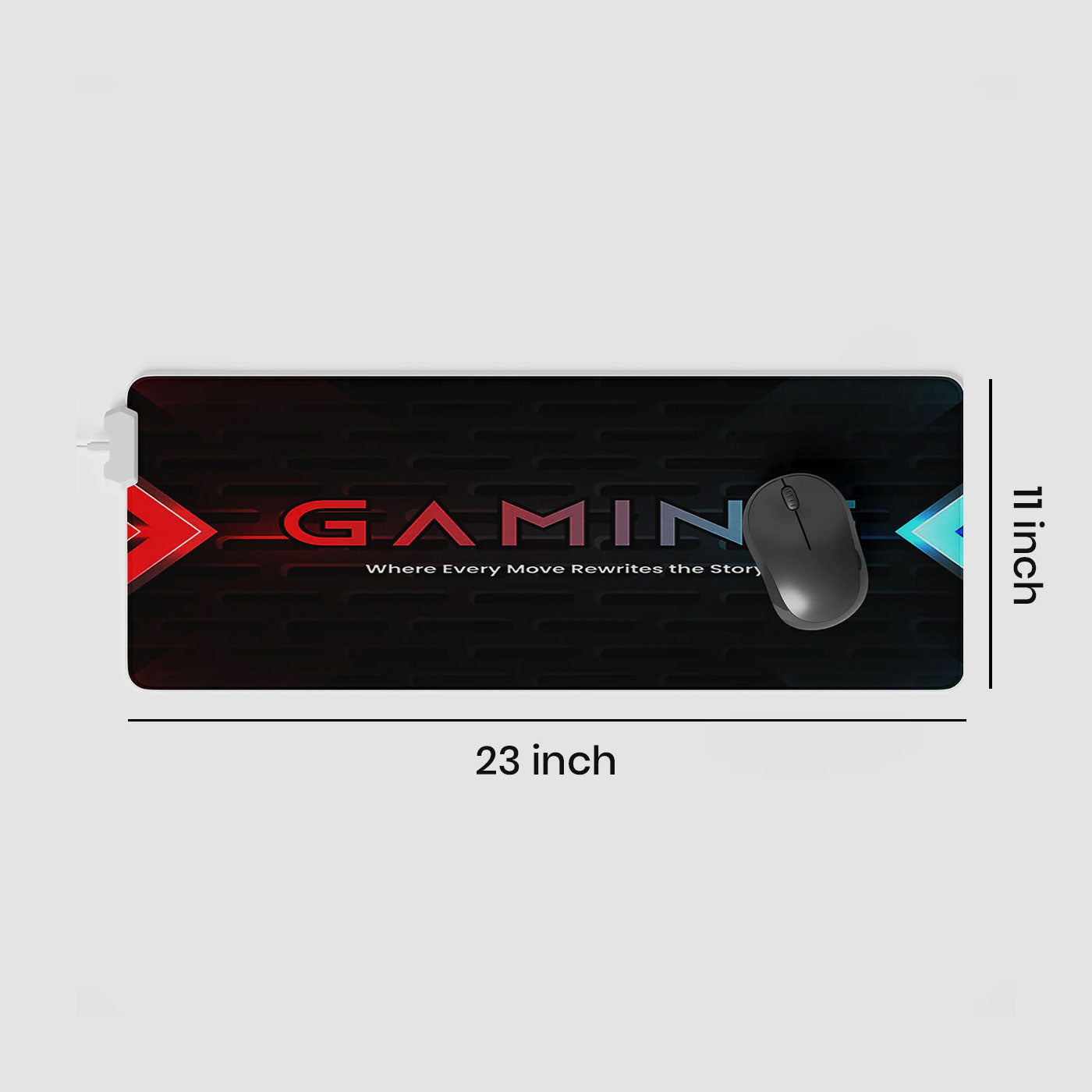 Gaming Mouse Pad Large Extended Desk Mouse Pad Non-Slip-Resistant Mousepad with Special-Textured Surface for Gamer Kids
