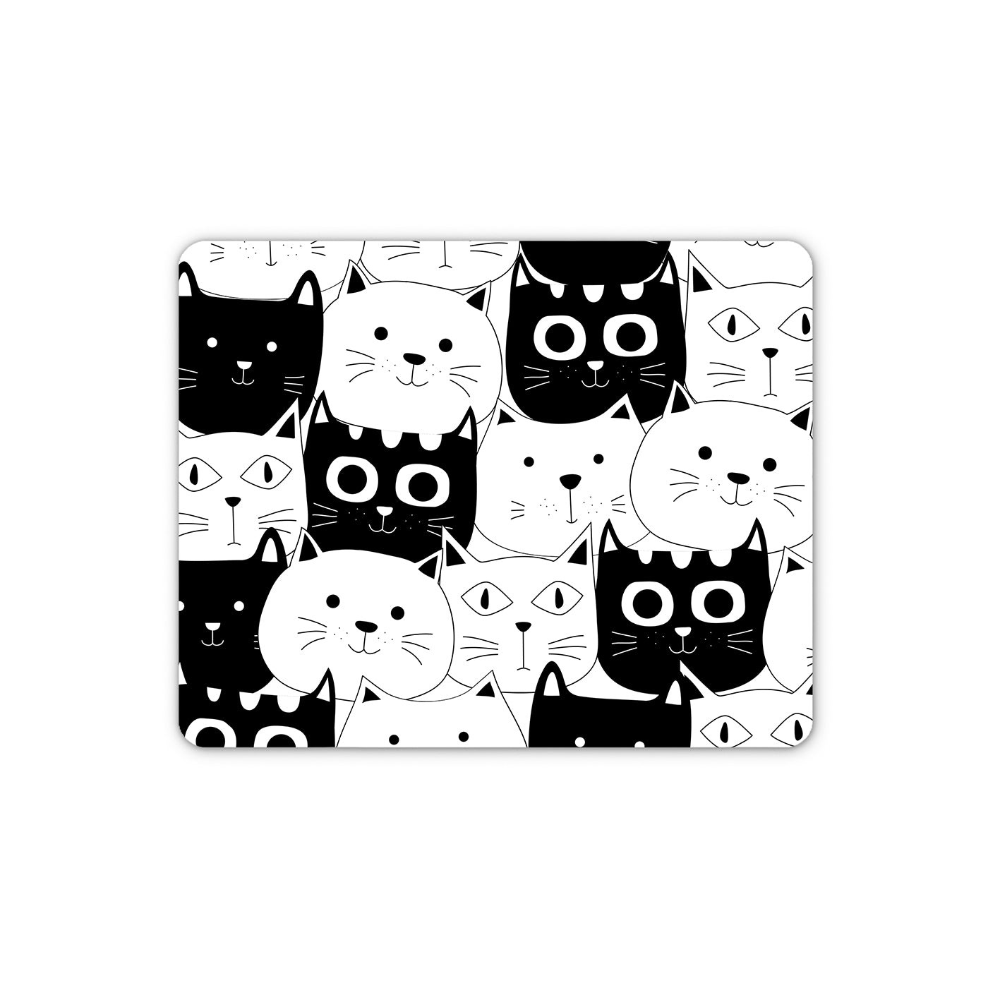 Katty Printed Mouse Pad Non-Slip Rubber Base Desk Mousepad for Laptop PC
