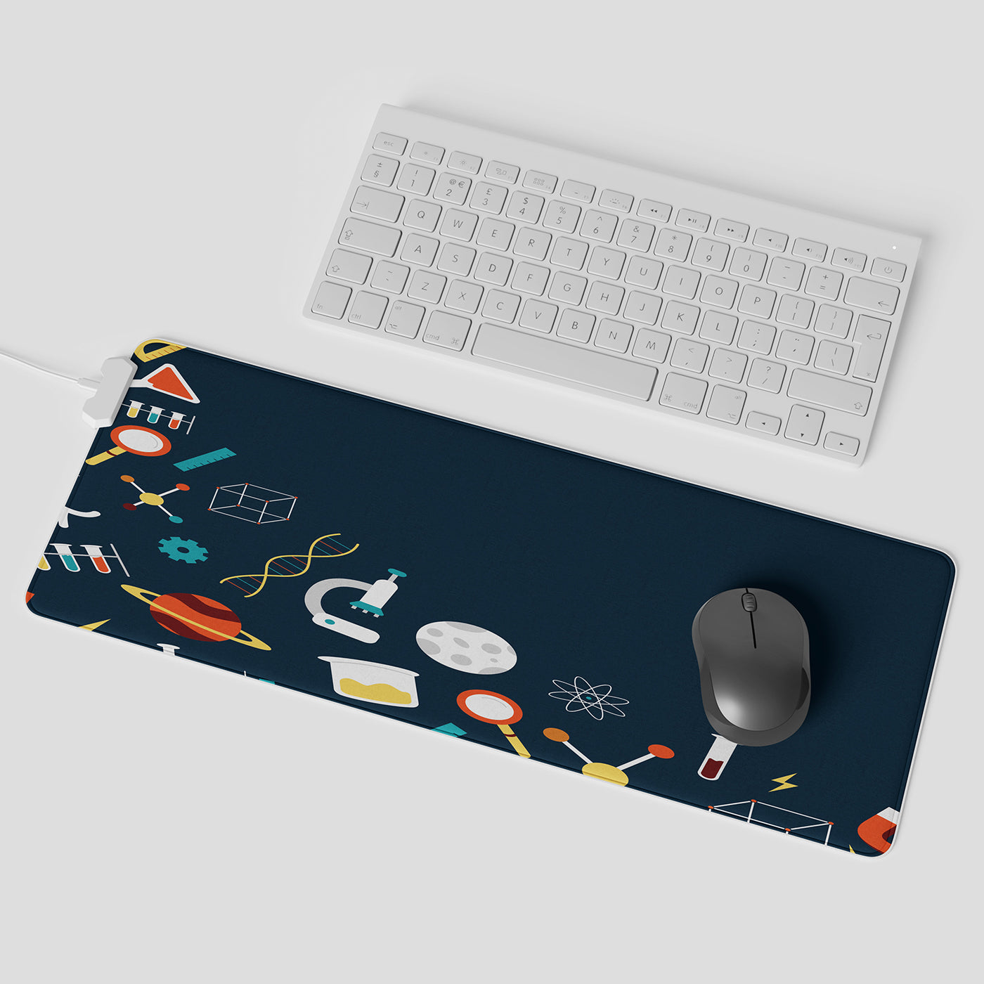 Gaming Mouse Pad Large Extended Desk Mouse Pad Non-Slip Spill-Resistant Mousepad with Special-Textured Surface for Gamer Kids