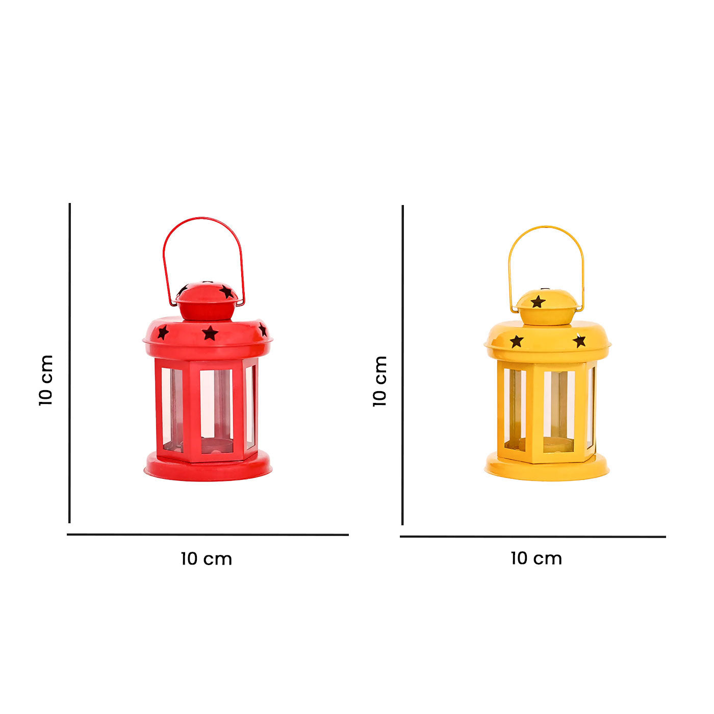 Bright Lanterns for decoration - Red & Yellow