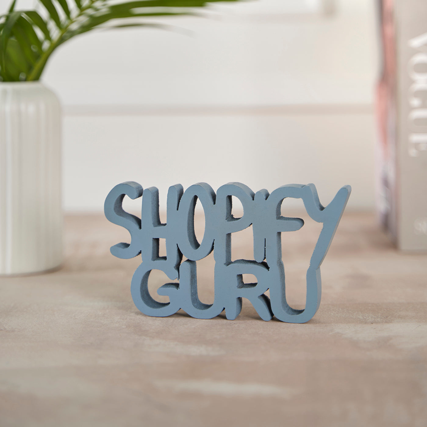 Table Top , Office Table Decorative -Shopify Guru - Slate