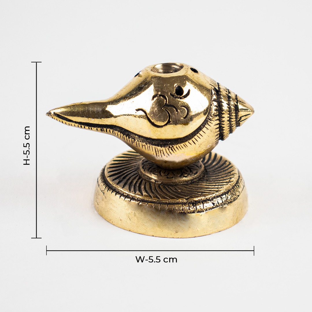 Aaradhi Shankh Shaped Agarbatti and Dhoop Stand