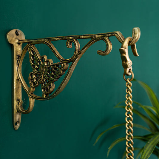Brass Butterfly Wall Hook