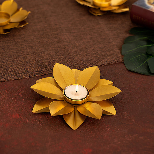 Lotus Tea Light Candle Holder