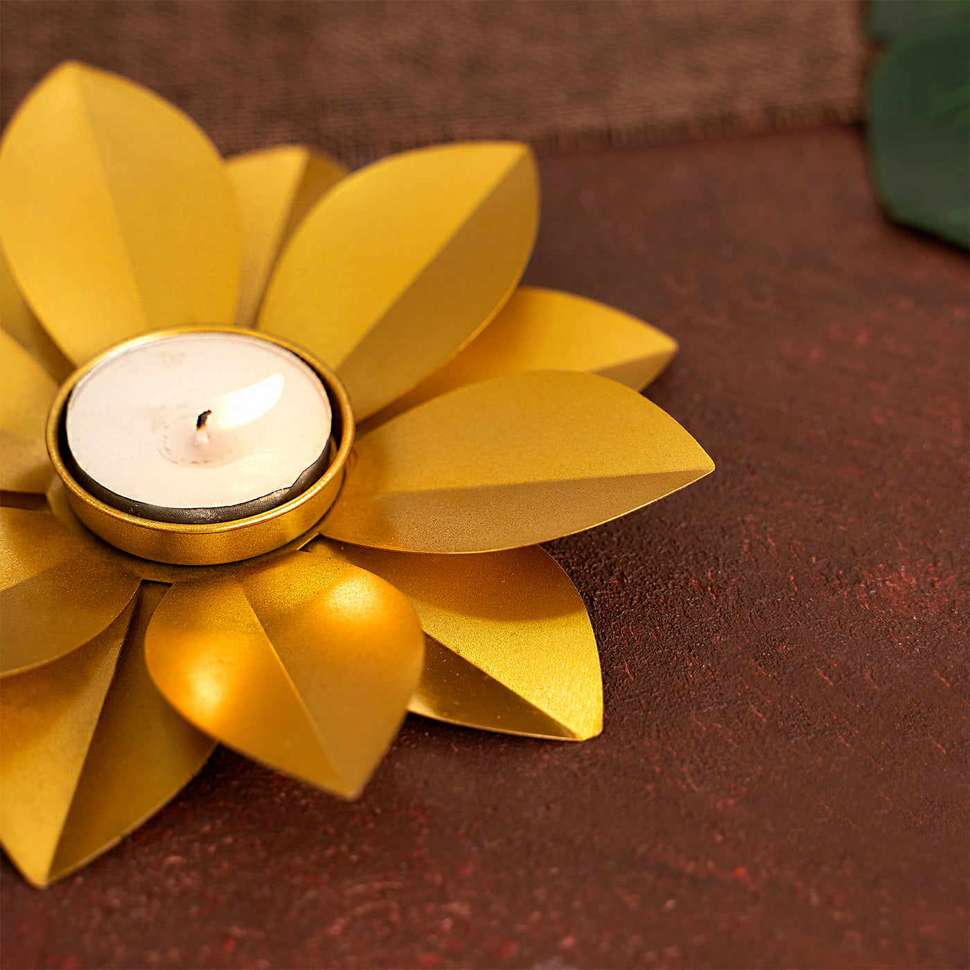 Lotus Tea Light Candle Holder