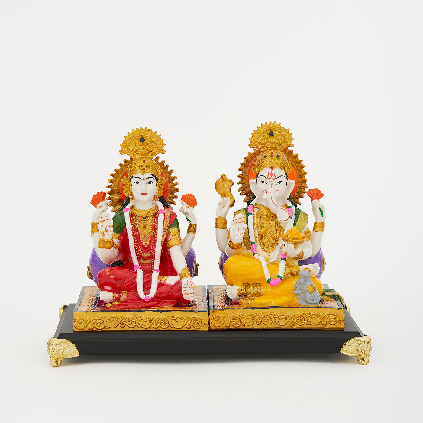 Lord Ganesha And Lakshmi Idol For Home & Office