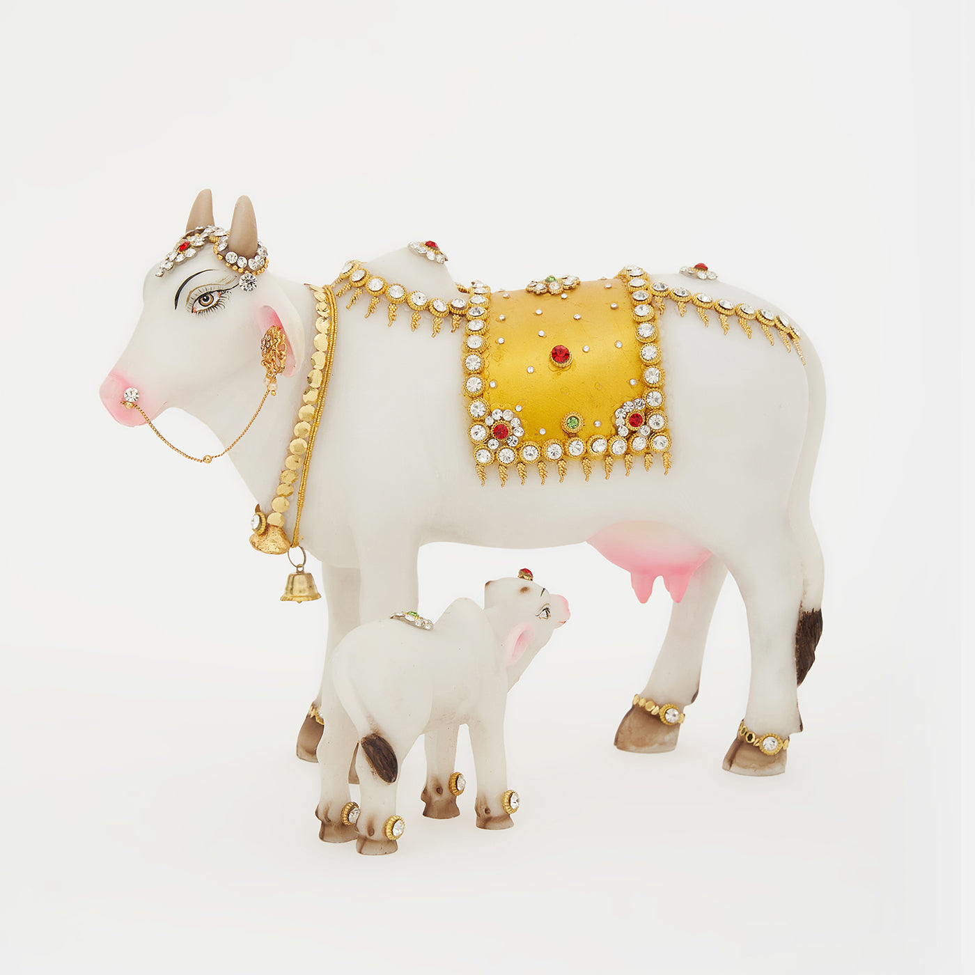 Kamdhenu Cow With Calf Statue