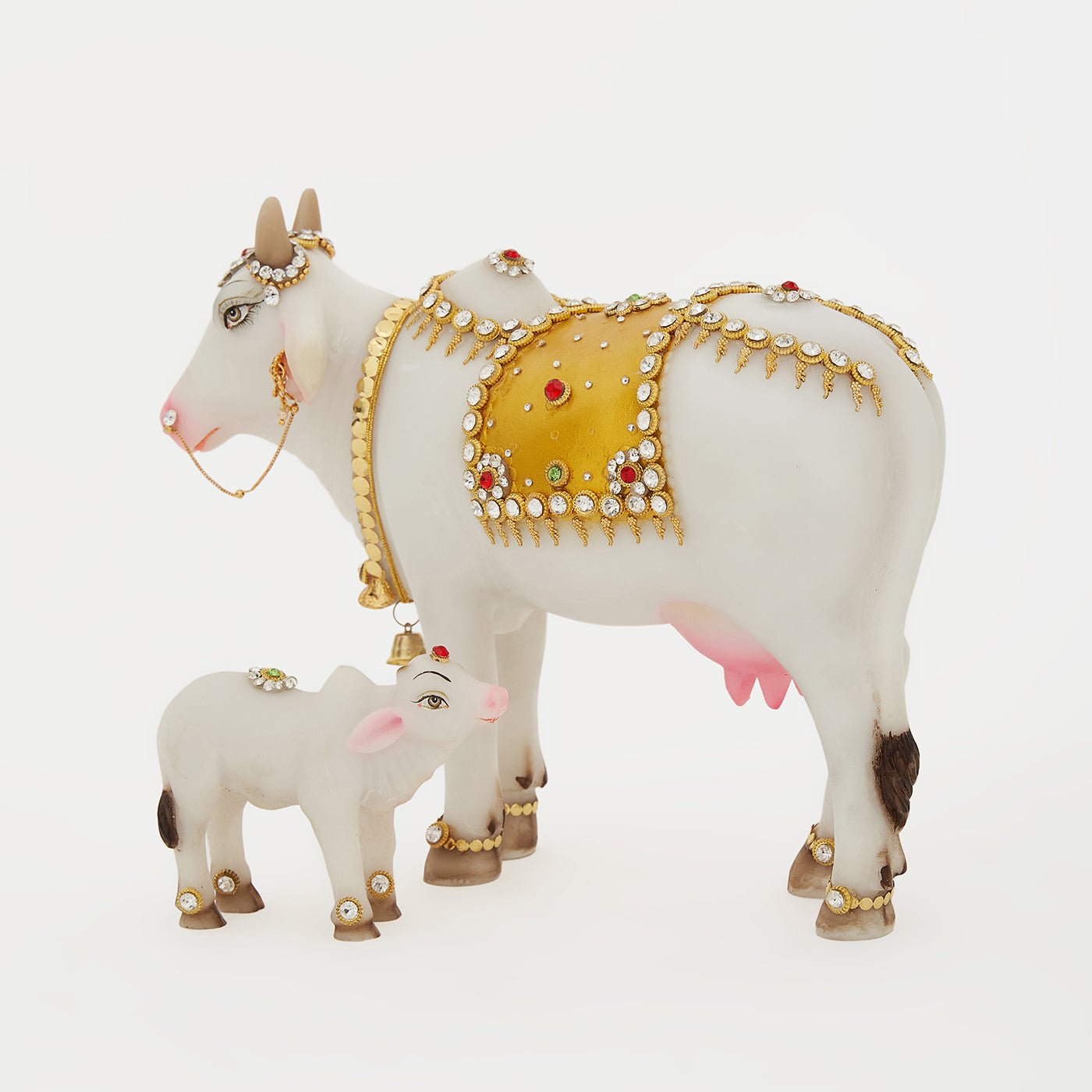 Kamdhenu Cow With Calf Statue