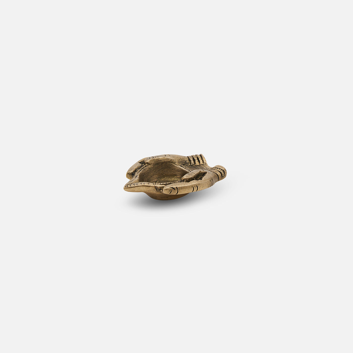 Brass Hand Shaped Diya Set