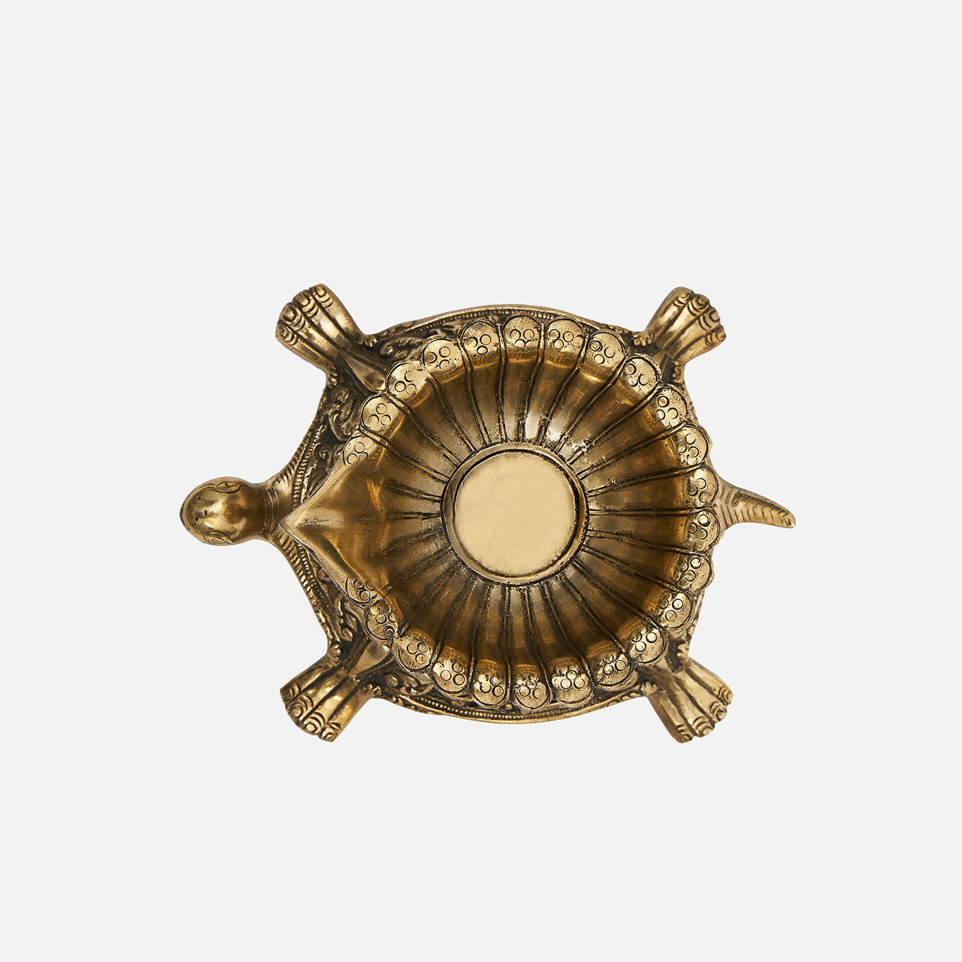 Vastu Decor- Brass Tortoise Diya for Good Luck