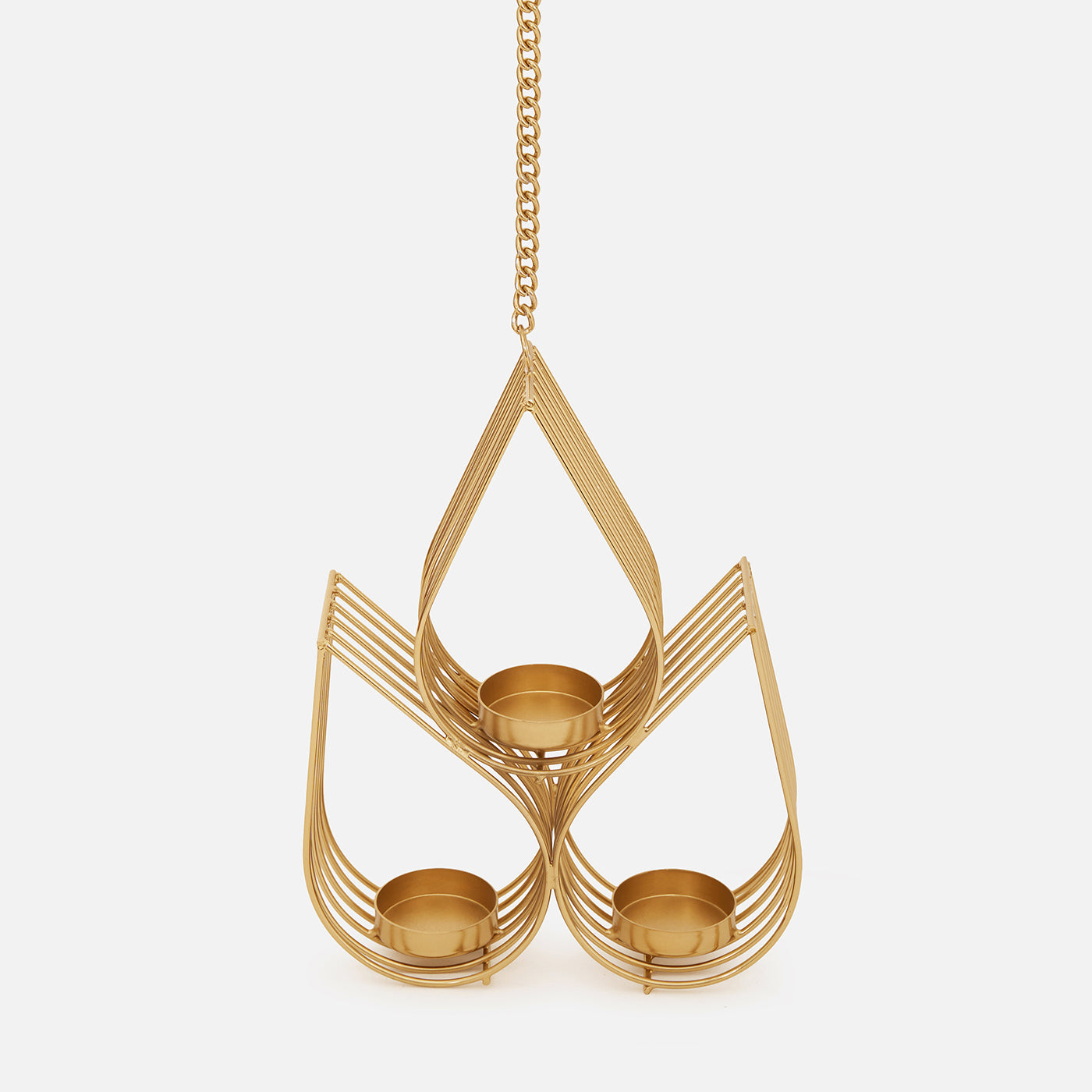 Floral Tea Light Holder Hanging