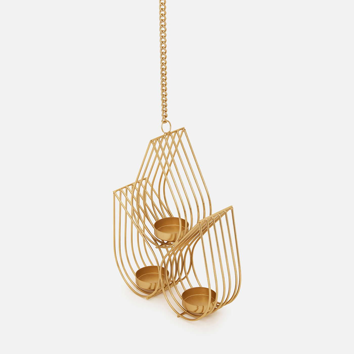 Floral Tea Light Holder Hanging