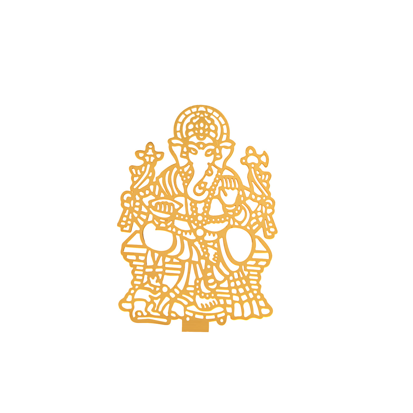 Ganesh ji Desk/Car Dashboard Stand in Brass