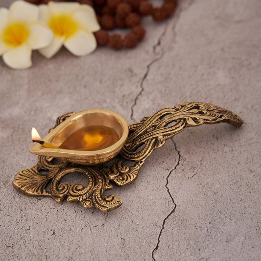Brass Aarti Decorative Table Diya