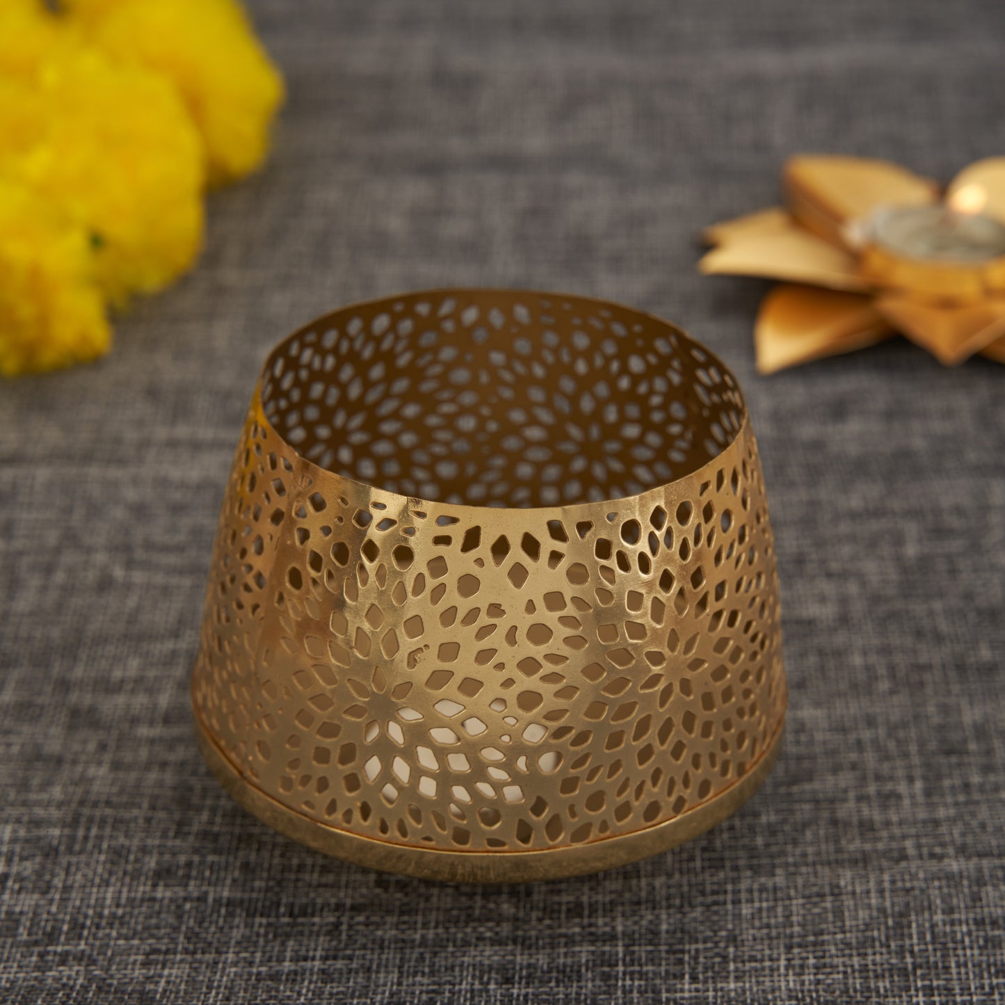 Fortune Flower Votive /Tea Light Holder