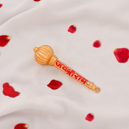 Metal Gold Lord Hanuman Ji Gada Bajrang Bali Gadha