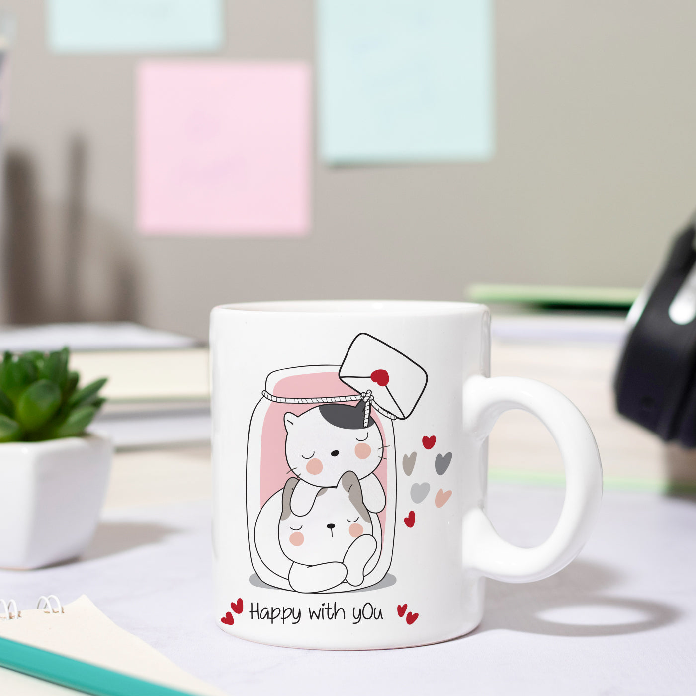 Set of 2 Printed Cushion And Mug Special Unique Birthday, Wedding, Anniversary Gifts