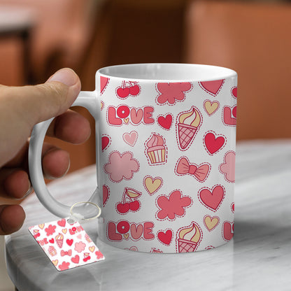 Coffee Mug & Keychain Special Unique Birthday, Wedding, Anniversary Gifts