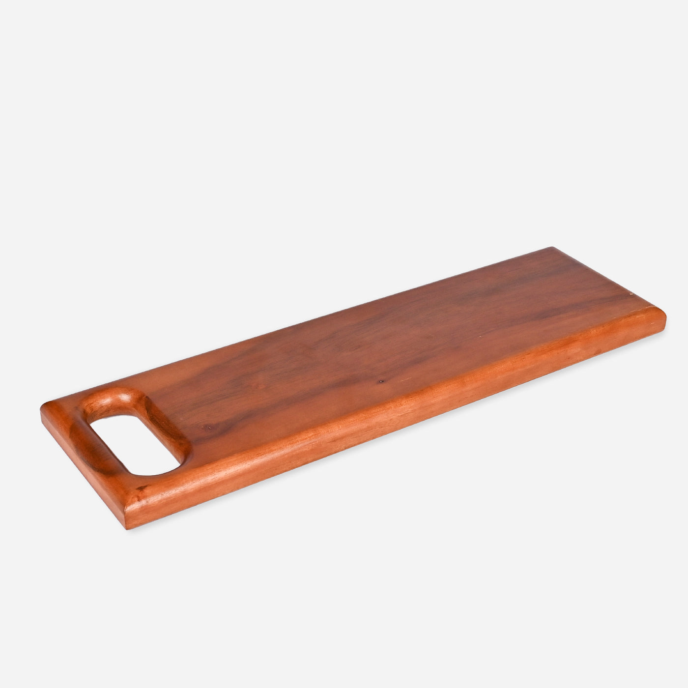 Wooden long platter, plate, and server with handle | multipurpose wooden platter