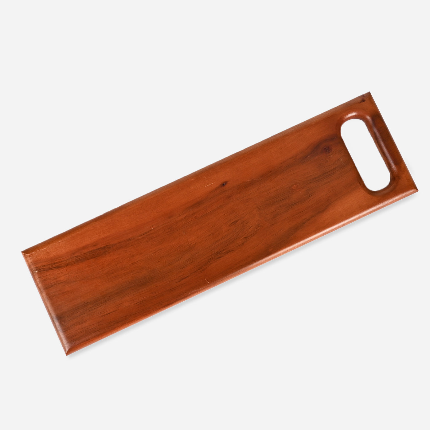 Wooden long platter, plate, and server with handle | multipurpose wooden platter