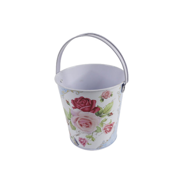 Planter with Handle for Living Room Flower Plant Pots Decorative Bucket