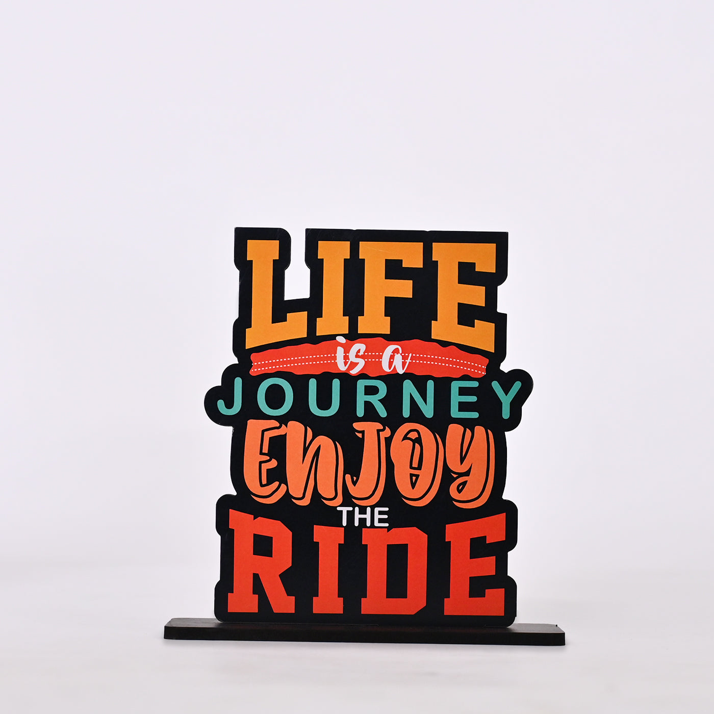 Life Is A Journey Enjoy The Ride | Travel Decor Gifts | Table Top | Gifting