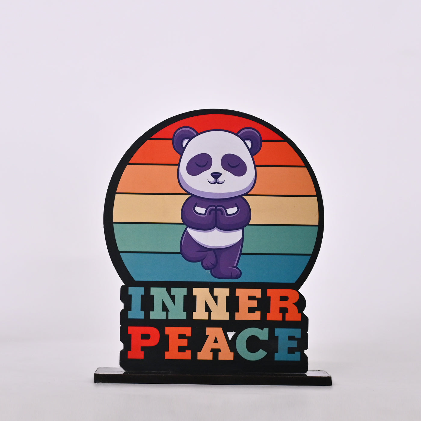 Wooden Inner Peace Decoration for Table | Home Decor | Office Decor